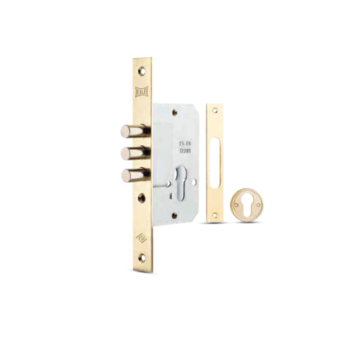 قفل أمان مخفي بأسطوانة للأبواب الخشبية والمعدنية